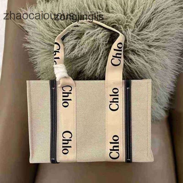 

woody cloe bags women's fashion hands 2023 outlet bag canvas designer totes letter versatile large capacity shopping portable u9sy
