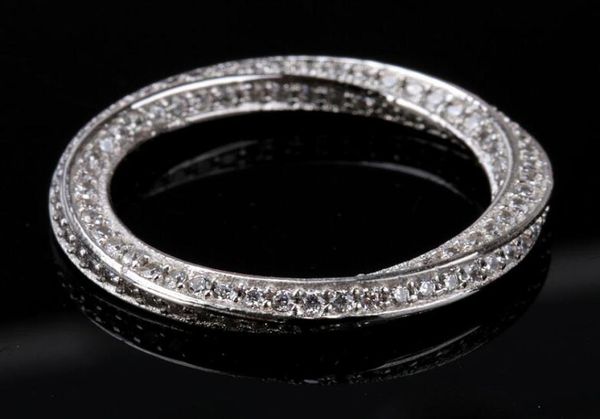 

victoria wieck luxury classic jewelry 925 sterling silver full white sapphire circle cz diamond gemstones women wedding band ring 7419732