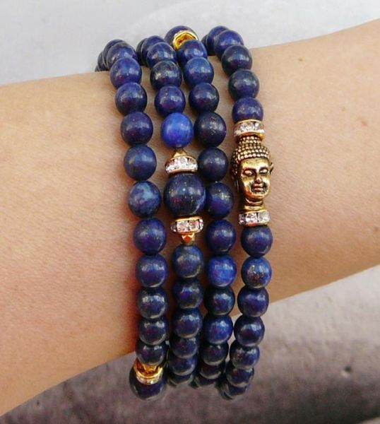 

108 mala necklace108 mala bracelet buddha wrap bracelet yoga bracelet meditation bracelet yoga bracelet blue bracelet lapis2307770, Black