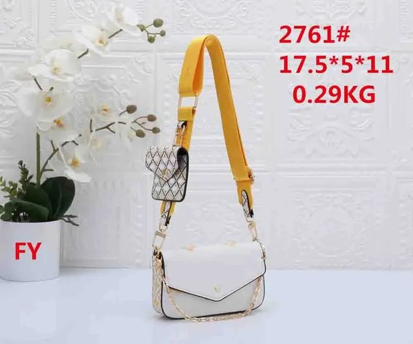

multi pochette felicie bag fashion women designer bags crossbody bag shoulder leather bags strap with chain wallets messenger 2 pcs