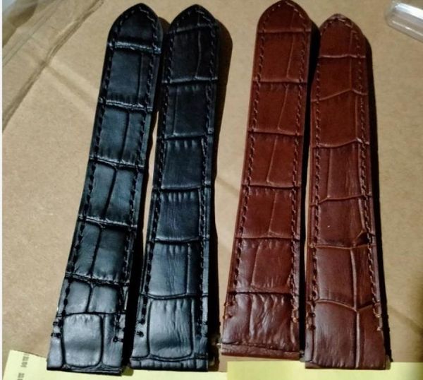 

2020 new geneva coffee black leather bands 10pcs0123458407894, Black;brown