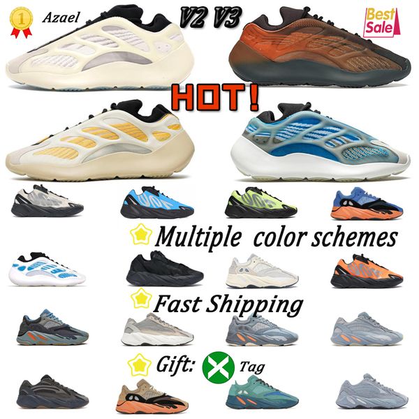 

solid grey running shoes 700s hi red static v2 v3 dark glow alvah azael mauve copper fade womens mens trainers vanta magnet yeezssports size