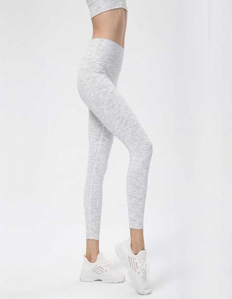 

yoga capris gym clothes women leggings running fitness sports pants skin friendly non embarrassing line tights high waist full len1438641, White;red