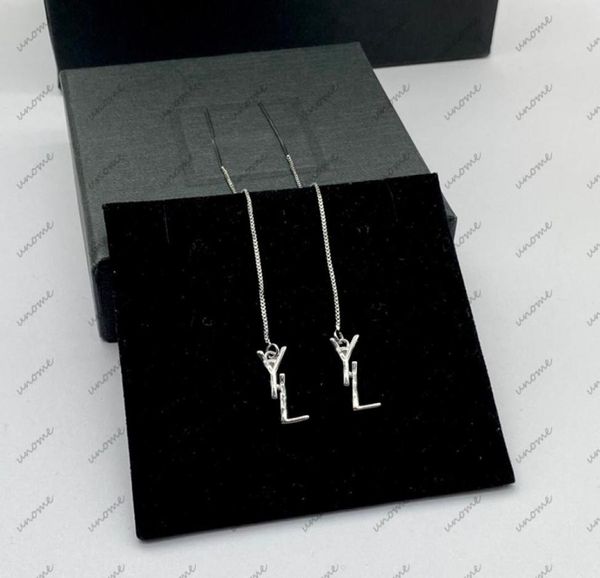 

pearls studs earrings for woman women letter earring fashion hoops ear stud party wedding y pendant gold silver classic earrings9722498, Golden;silver