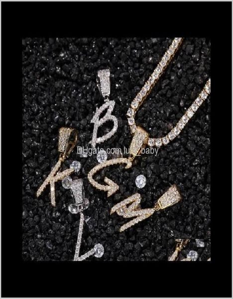 

fashion designer chain luxury 24 letters necklace for men women cubic zirconia diamonds hip hop jewelry jqzb5 necklaces nsmlx6485665, Silver