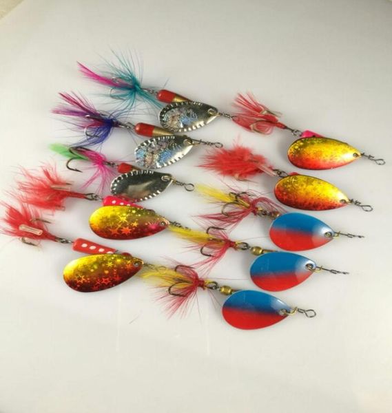 

30pcs fishing lures spinner hooks baits 67g 85g 55g012347962592