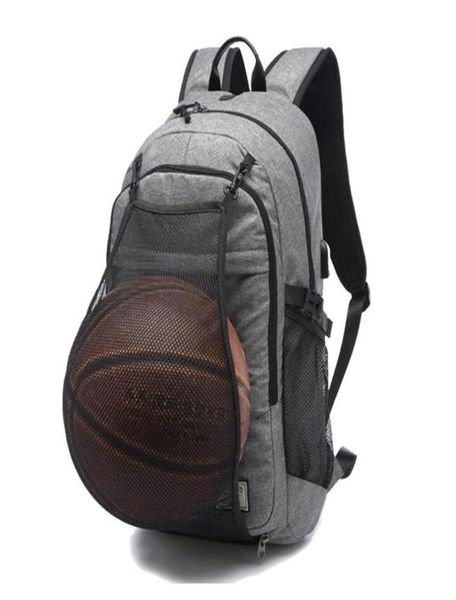 

outdoor bags men039s sports gym basketball backpack school for teenager boys soccer ball pack lapbag football net8554172