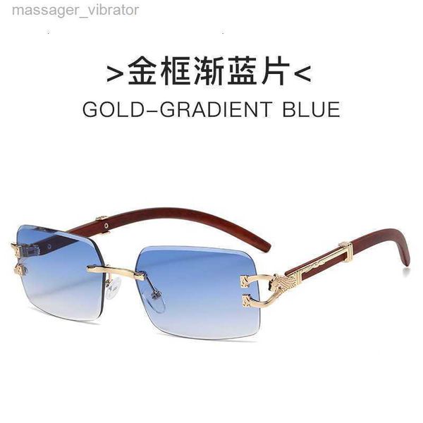

leopard 2023 pattern new wooden head sunglasses for women and men with cut edge sunglasses for leopard decorative glasses 5lge enhs 3 r52p, White;black
