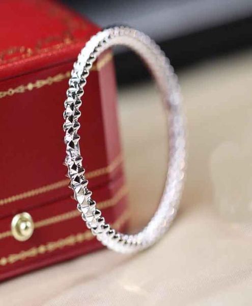 

luxurious quality punk bracelet in 18k rose gold plated and platinum color for women wedding jewelry gift ps82556702811, Golden;silver