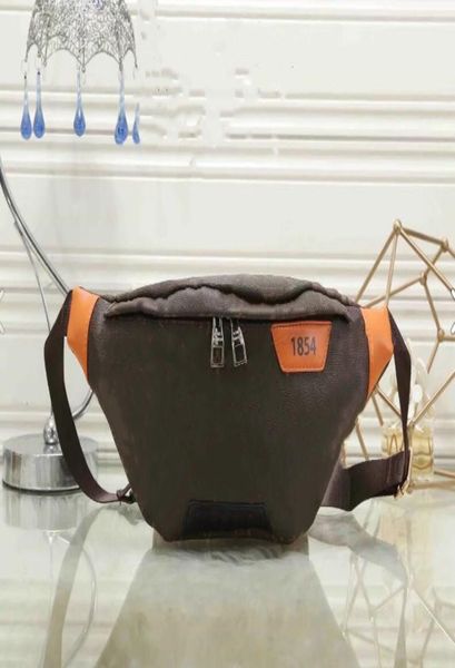 

brown floral print handmade fashion waist bags men sling bag cross body messenger 4 colors outdoor women pack chest2493363