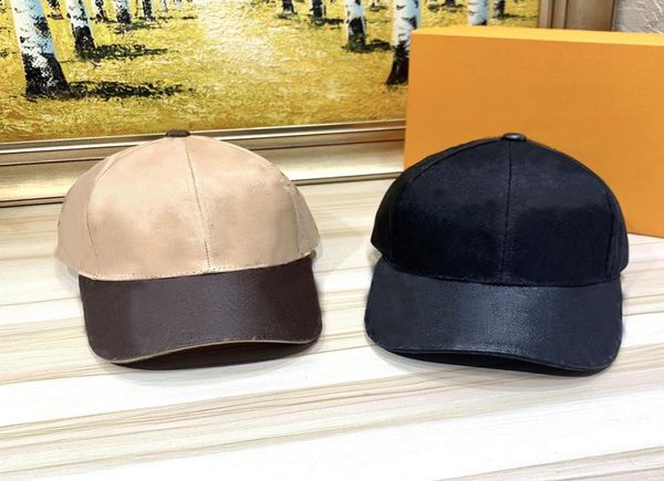 

leather split joint fitted caps men women baseball cap luxurys designers caps hats mens summer khaki old flower printed casquette7326752, Blue;gray