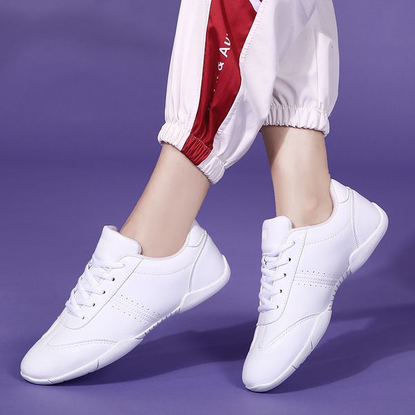 

dress shoes children sneakers competitive aerobics shoes white cheerleading women competition shoes fitness training dance shoes 230907, Black