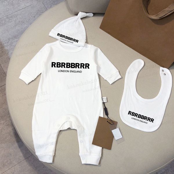 

Baby Clothes Boy/girl Baby Rompers Brand Letter Print Long Sleeve Jumpsuits Soft Cotton Comfortable Rompers for Newborns Clothing, Gray