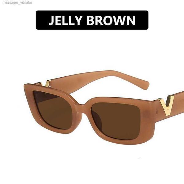 

V small frame square Sunglasses fashion trend women's sunglasses 2023 New Street Show I0EM 1 BJ15