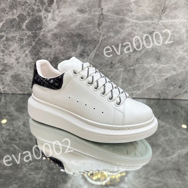 

2023 new woman shoe sneakers chaussures espadrilles womens casual shoes leather lace up fashion platform white black mens xsd221105