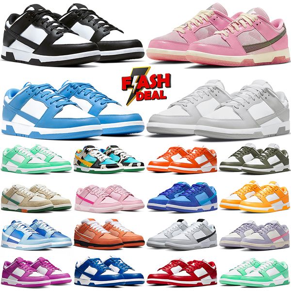 

men women shoes lows sneakers panda white black triple pink sanddrift grey fog rose whisper university blue candy active fuchsia mens kids c