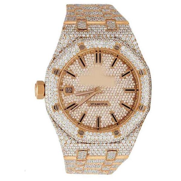 

brand custom dign men woman luxury hand set iced out diamond moiss, Silver