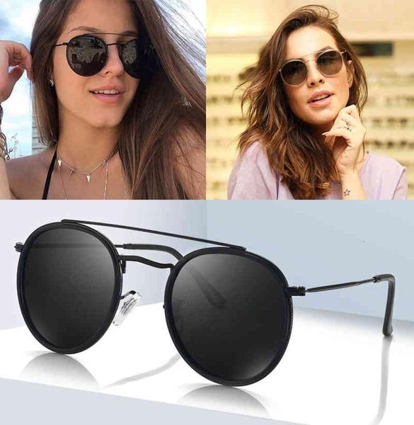 

sunglasses 2021 dpz classic women round polarized 3647 rays men driving car male sun glasses uv400 oculos de sol with box4384037, White;black