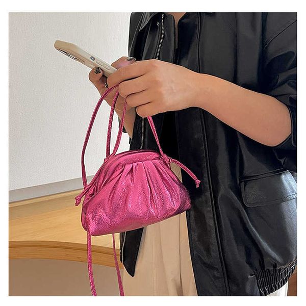 

pouch bags of botegss ventss for sale this years popular glossy dinner bag women 2023 new trendy shoulder version solid with real logo