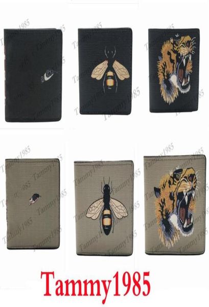 

men animal short wallet leather black snake tiger bee wallets women long style purse card holders come with gift box8952335, Red;black