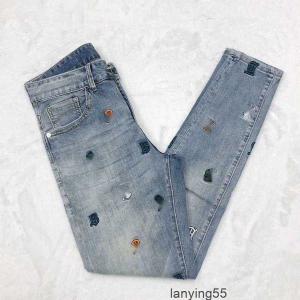 

2023oversized mens jeans designer pants tb embroidered trousers men women casual 4xl 5xl 6xl1111, Blue