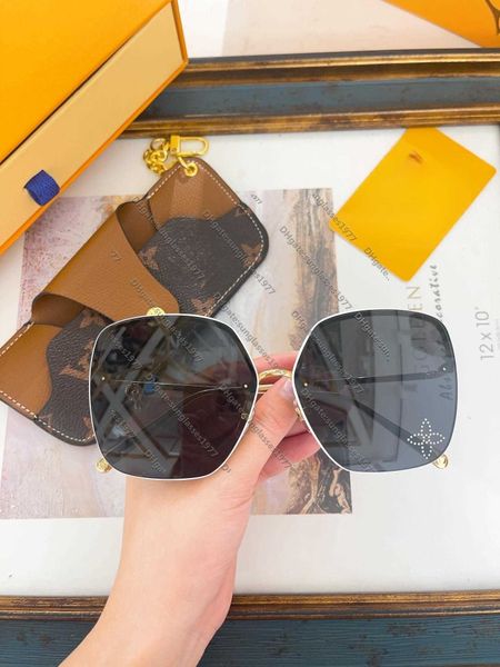 

Fashion Designer Cool sunglasses 2023 New large frame Women's UV proof Sunglasses can