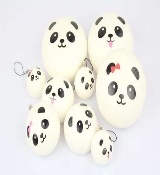

kawaii squishy rare jumbo squishies panda bread for keys phone strap mobile phone charm toys pendant keychains8442321, Silver