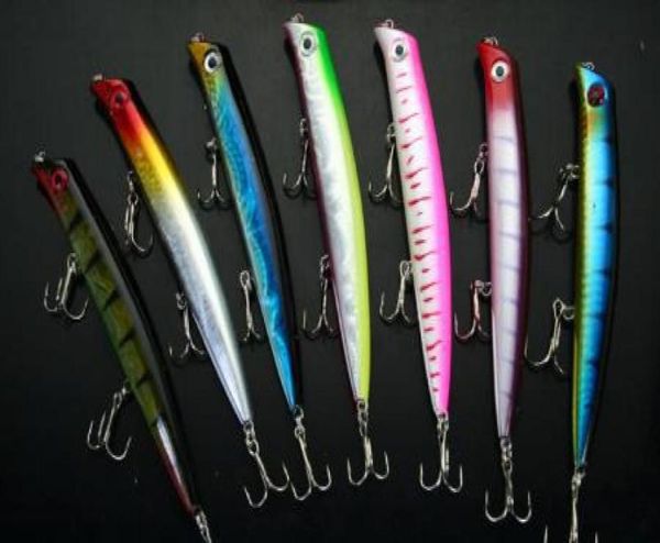 

20pcs ater fishing lures popper lure bait tackle hooks bass 159g125cm2550416