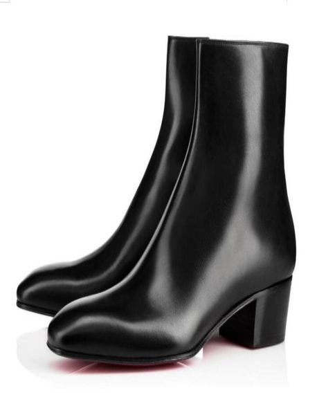 

autumn mens boot black genuine leather luxury men ankle boots short boots ziggissimo leopard pony calfskin ress wedding shoes4415163