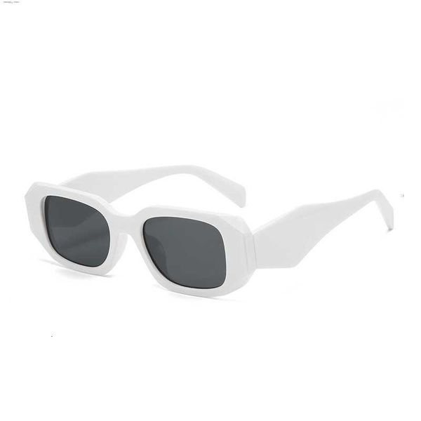 

small leopard print sunglasses trendy box fashionable sunglasses women's irregular g6n8, White;black