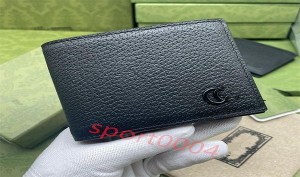 

2021 luxury design card holder wallets fashion simple coin purse holders retro cold wind mens small wallet portable clutch bag and2930394, Red;black