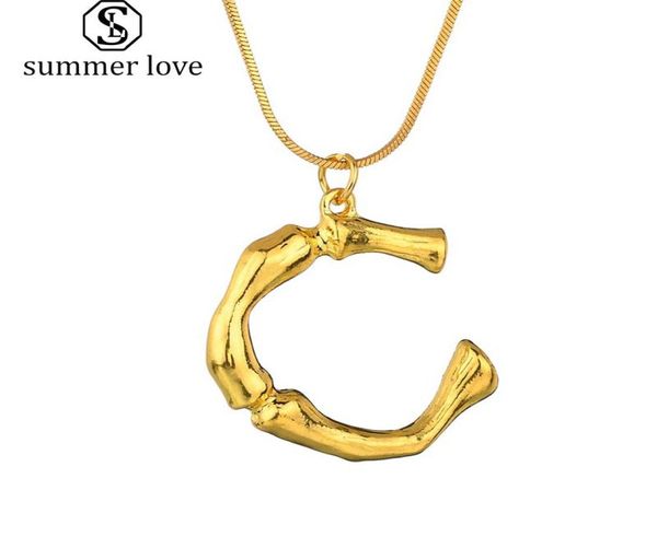 

fashion 26 inital letter name pendants necklace for women gold color a-z alphabet chain necklaces jewelry gift8302096, Silver