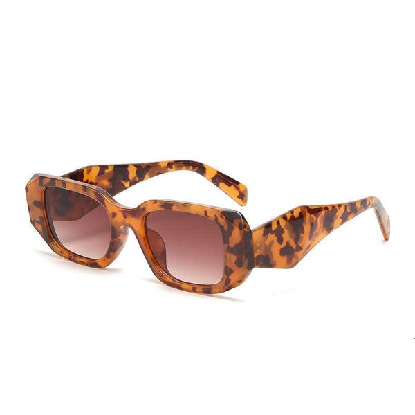 

leopard print sunglasses trendy small box fashionable sunglasses women's irregular, White;black