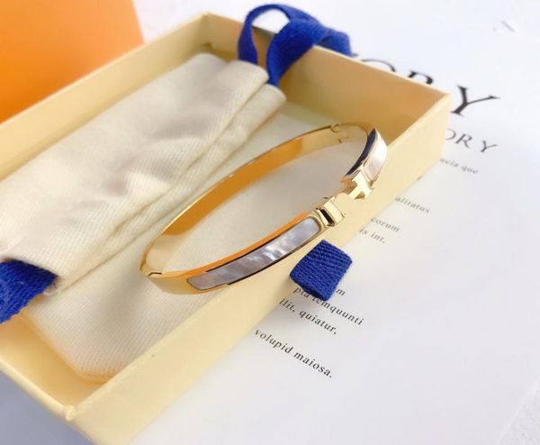 

design bangle bracelets women bangle luxury designer jewelry 18k gold plated stainless steel wedding lovers gift bangles whole1748022, Black