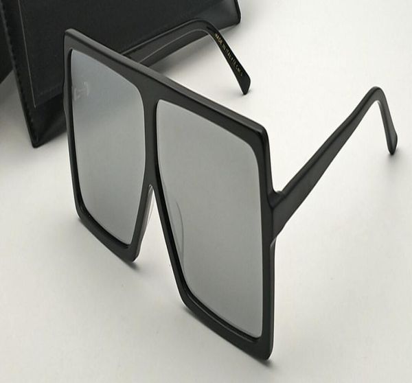 

183 sunglasses fashion women popular style full frame uv400 lens summer style big square frame come with case6987395, White;black
