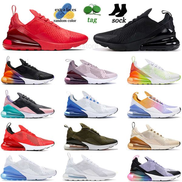 

with tag men 270s running shoes 2023 fashion 270 be true university red total orange triple black barely rose mens womens sports sneakers tr