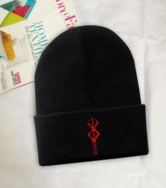 

berets brand skullies beanie berserk winter warm knitted bonnet caps teens brimless elastic hats2103608, Blue;gray