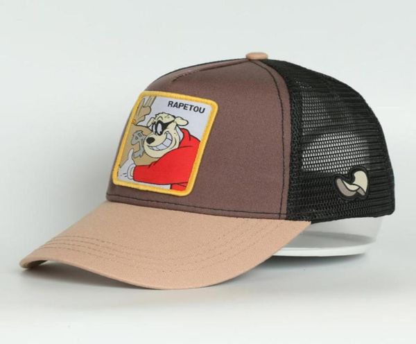 

bones de beisebol 5 panel grey cotton rap1 cartoon caps black embroidered hip hop trucker mesh hat60808417553411, Blue;gray