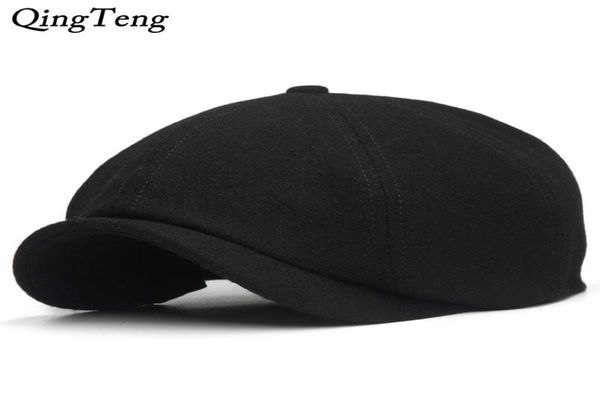 

solid black vintage men berets caps wool beret hat french peaked caps female casual newsboy cap wool ivy boinas pumpkin hats5052029, Blue;gray