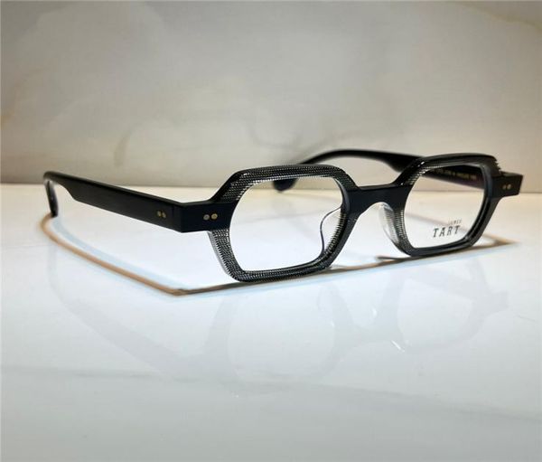 

james tart 239 optical eyeglasses for retro style antiblue light lens plate square full frame with box6496517, White;black