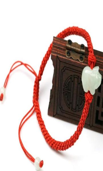 

a goods jade jade pig red rope jade bracelet men and women models zodiac pig bracelet can be adjusted6848914, Black