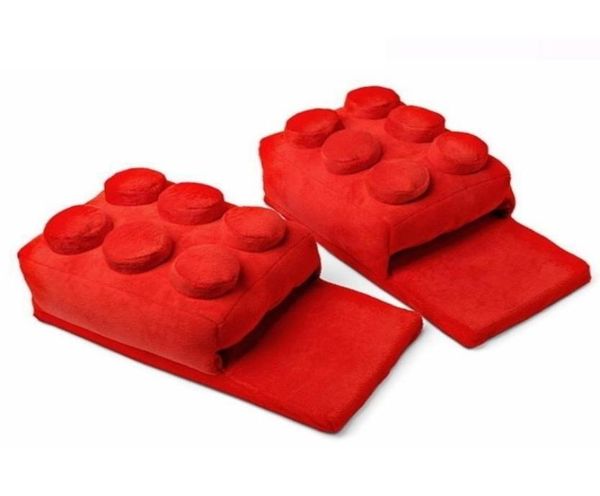

winter warm home slippers cartoon brick plush cotton slipper shoes couple women super soft velvet cute funny slippers y20109517034, Black