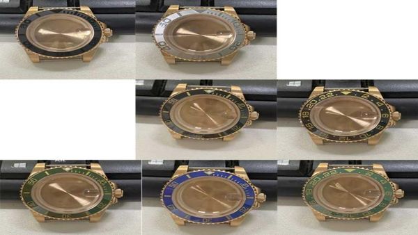 

repair tools kits 41mm rose gold steel watch case with bezel for 82158205 movement6333483