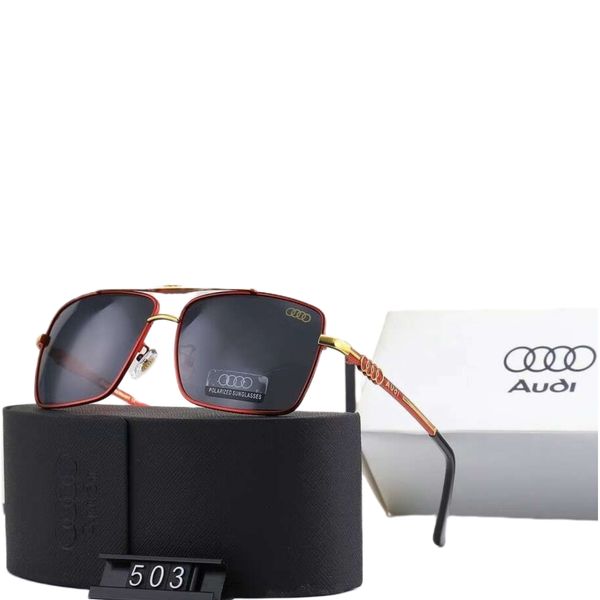 

sunglasses designer original audi fashion luxury new audi men's metal frame sunglasses driver's driving glasses toad, White;black