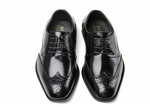 

genuine leather mens shoes men loafers hollow out breathable driving shoes lace up brown black4373039, Black