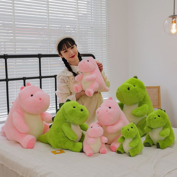 

cute and lazy little dinosaur plush doll for children's sleeping pillow birthday gift
