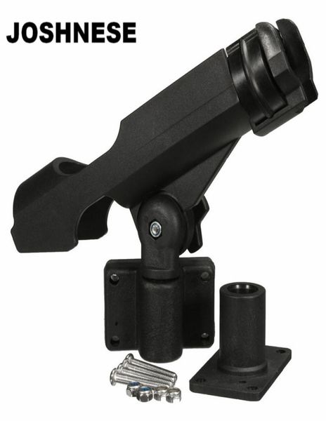 

fishing support rod holder bracket kayaking yacht fishing tackle tool 360 degrees rotatable rod holder with screws for boat9750704