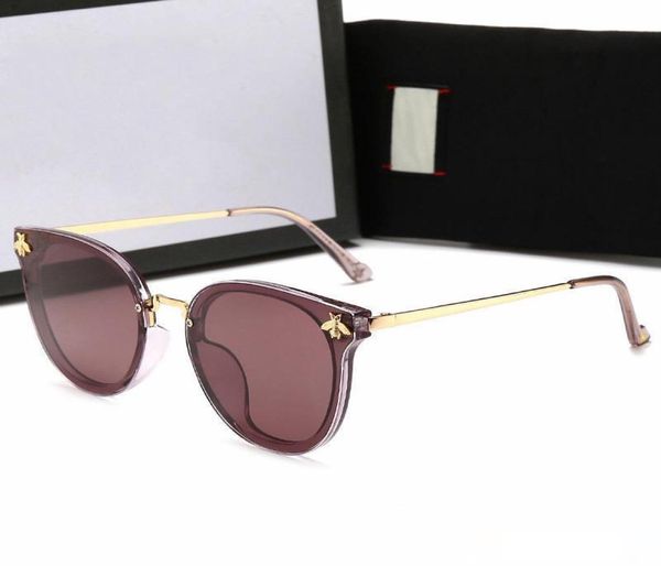 

new fashion mens designer polarized sunglasses womens luxury little bee sun glasses uv400 sunglasses with case and box2233252, White;black