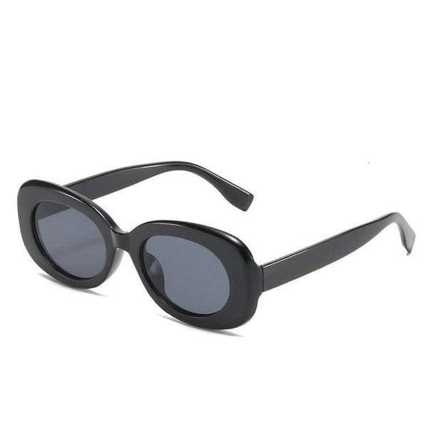 

style simple sunglasses colorful women oval, White;black