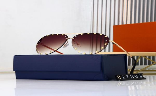 

fashion classic luxury 2022 designer sunglasses for mens vintage pilot sun glasses metal frame uv400 men women sunglass with box6564759, White;black